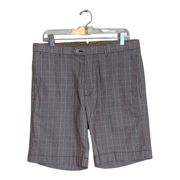 Cremieux men brown plaid shorts size 33 - Picture 5 of 6